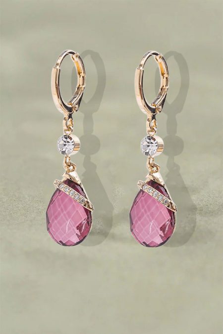 Elegant Crystal Teardrop Design‌ Boho-Chic Style‌ Earrings